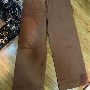 Brown High Rise Flare Pants